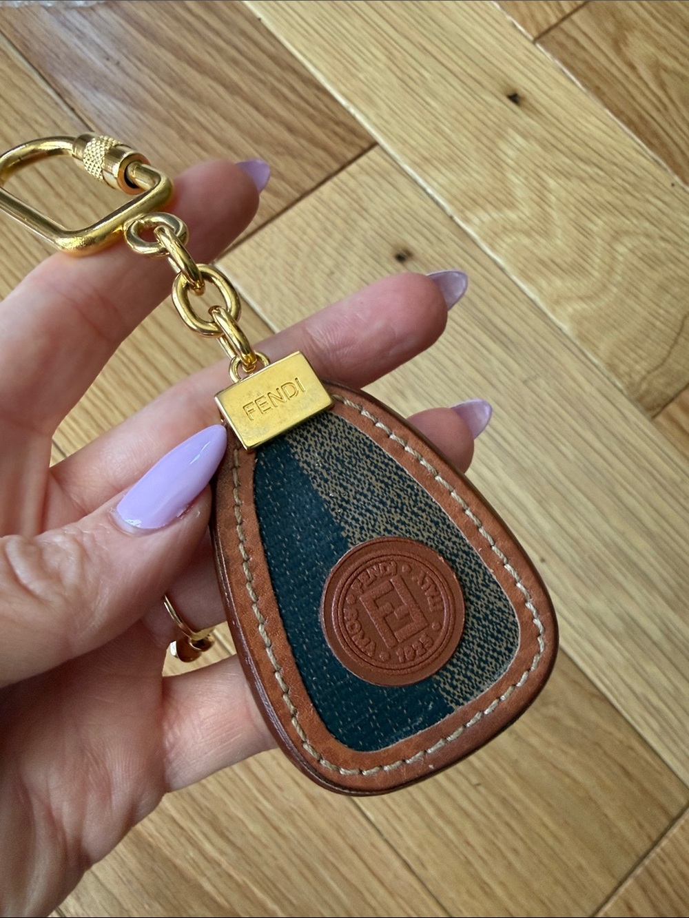 Vintage Fendi Leather Penguin Key Chain - Picture 2 of 4